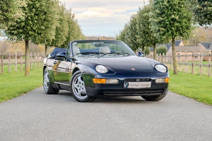 Porsche 968 Cabrio 1994 – Iris Blue Metallic, Auto's, Porsche, Bedrijf, Te koop, Benzine, Cabriolet, 2 deurs, Handgeschakeld, Blauw