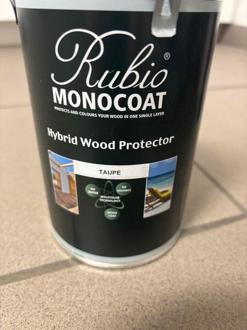 2x 1L nieuw: Rubio monocoat taupe hybrid wood protector, Doe-het-zelf en Bouw, Verf, Beits en Lak, Nieuw, Ophalen