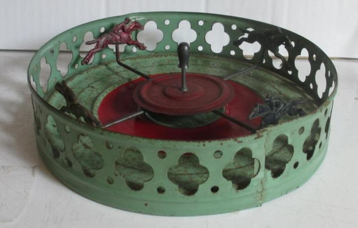 zeldzaam klein blikken jeu de course jeu de comptoir, Antiek en Kunst, Antiek | Speelgoed, Verzenden