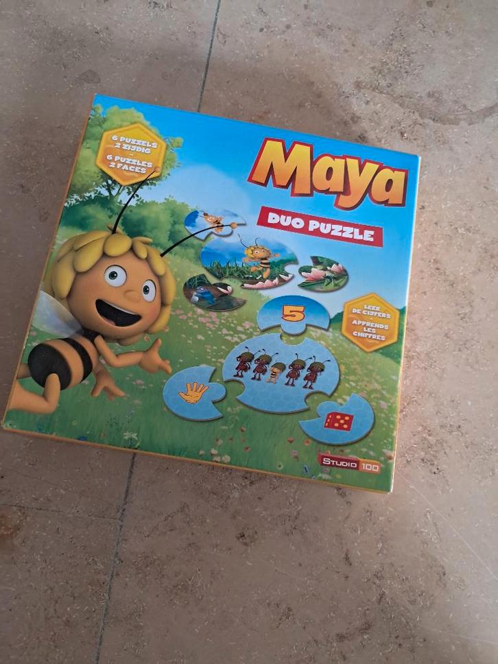 Maya Puzzel - 2 in 1, Enfants & Bébés, Jouets | Puzzles pour enfants, Comme neuf, 2 à 4 ans, Moins de 10 pièces, Enlèvement ou Envoi