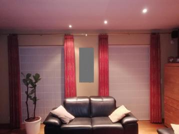 Gordijn roedes, met ringen en toebehoren in messing beschikbaar voor biedingen