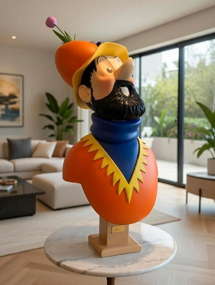 Figurine Capitaine Haddock - Jean marie Pigeon, Verzamelen, Stripfiguren, Zo goed als nieuw, Beeldje of Figuurtje, Kuifje, Ophalen of Verzenden