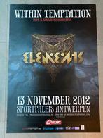 Poster Within Temptation in Sportpaleis Antwerpen 2012, Ophalen of Verzenden, Zo goed als nieuw