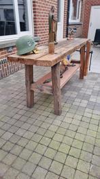 Vintage werkbank, Tuin en Terras, Ophalen of Verzenden, Zo goed als nieuw