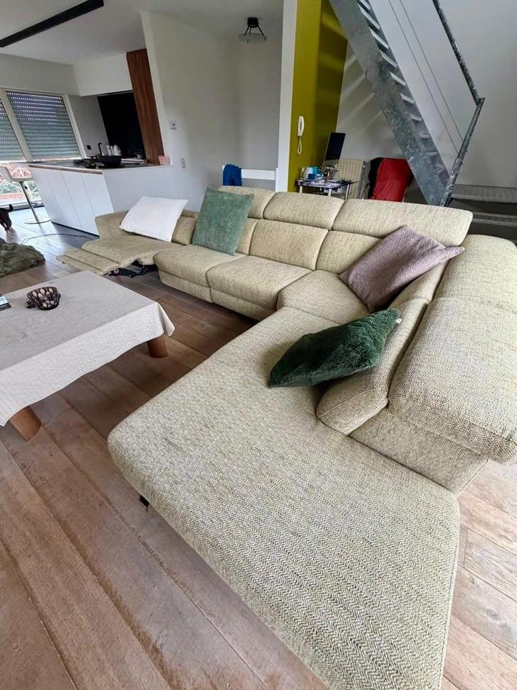 Te koop hoeksalon, Maison & Meubles, Canapés | Coins salons complets, Comme neuf, Tissus, Enlèvement