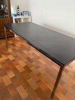 IKEA zwart/chromen tafel, Ophalen, Overige materialen, Simple, 50 tot 100 cm