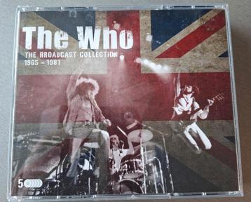 5cd. The Who. The Broadcast Collection  1965-1981. beschikbaar voor biedingen