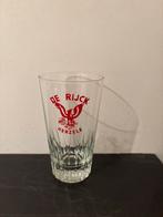 Ancien verre à bière peint De Rijck Herzele, Enlèvement ou Envoi, Comme neuf, Verre ou Verres, Autres marques