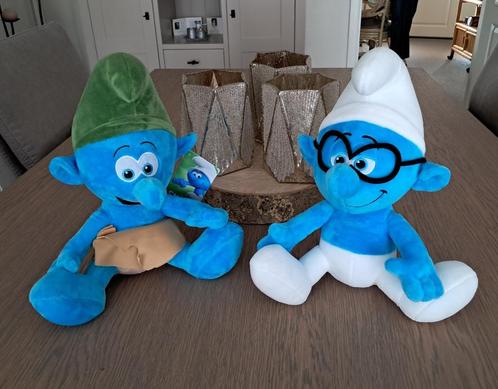 The Smurfs Wilde Smurf en Brilsmurf knuffel 27cm nieuw, Verzamelen, Smurfen, Nieuw, Verschillende Smurfen, Ophalen of Verzenden