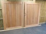 Te koop  pracht  afzelia poort en  poortje mooie  prijs!, Ophalen, Nieuw, 150 tot 200 cm, Hout