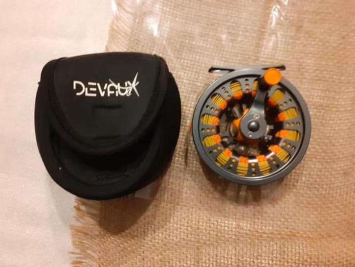Moulinet Devaux OROK, Watersport en Boten, Hengelsport | Vliegvissen, Zo goed als nieuw, Molen, Ophalen of Verzenden