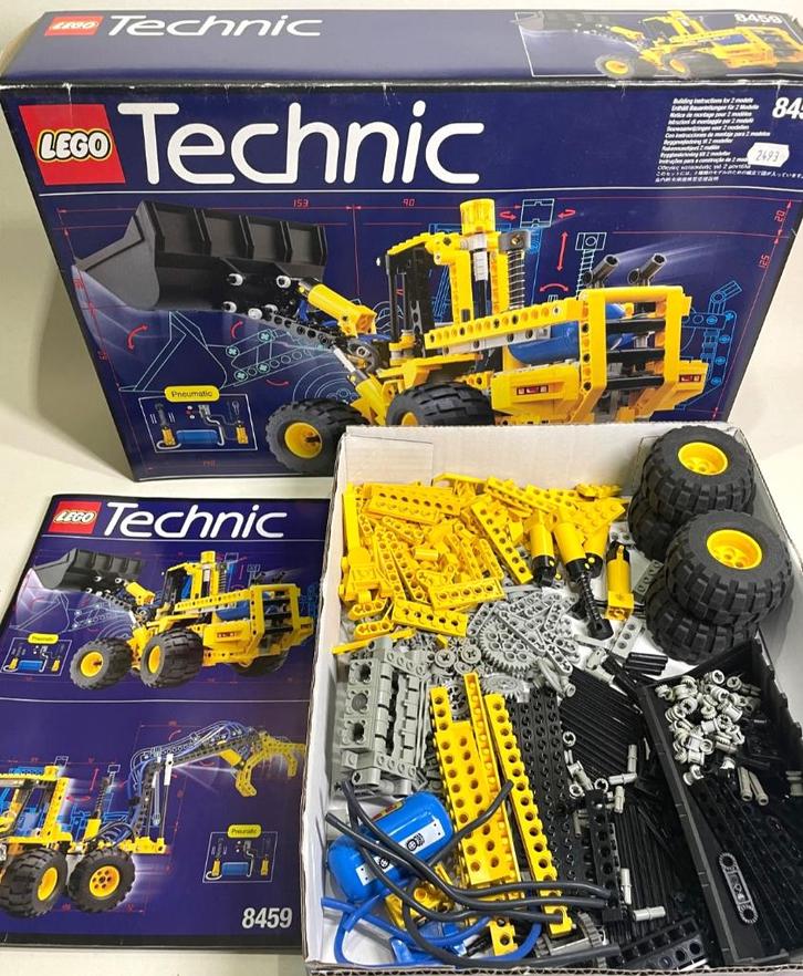 Lego Technic 8459 Pneumatic Front End Loader  + plan + box, Kinderen en Baby's, Speelgoed | Duplo en Lego, Gebruikt, Lego, Complete set