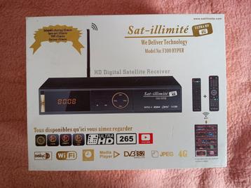Satelliet / internet tv ontvanger met opname hdmi beschikbaar voor biedingen