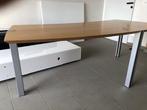 Fineer houten design bureautafel, Ophalen, Gebruikt