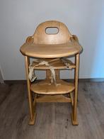 Chaise bébé réglable en bois, Enfants & Bébés, Chaises pour enfants, Enlèvement, Comme neuf, Chaise évolutive, Ceinture(s)