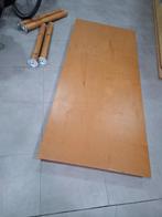 Houten tafel makkelijk uit mekaar 180 x 80 cm blad 22 mm, Huis en Inrichting, Tafels | Eettafels, Ophalen, Gebruikt, 50 tot 100 cm