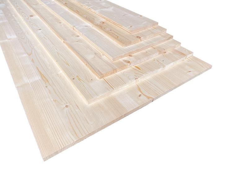 Vuren panelen - Meubelpanelen - 18 / 27 / 40 mm dik, Doe-het-zelf en Bouw, Platen en Panelen, Nieuw, Hout, 20 tot 50 mm, Ophalen of Verzenden