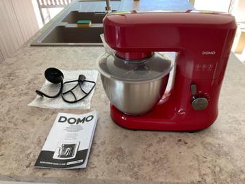 Robot de cuisine rouge Domo DO9109, Résiste au lave-vaisselle, Enlèvement ou Envoi, Comme neuf, 4 litres ou plus