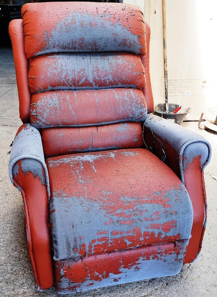 Fauteuil électrique  - petit prix, Huis en Inrichting, Fauteuils, Gebruikt, Kunststof, Leer, 75 tot 100 cm, 75 tot 100 cm, Ophalen