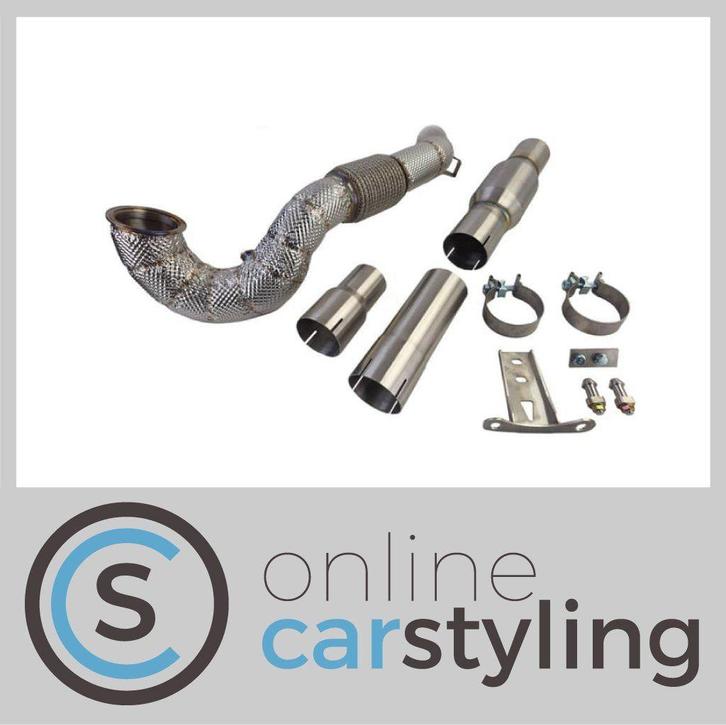 Downpipe RVS VW Golf VII GTI, Auto-onderdelen, Uitlaatsystemen, Volkswagen, Nieuw, Ophalen of Verzenden