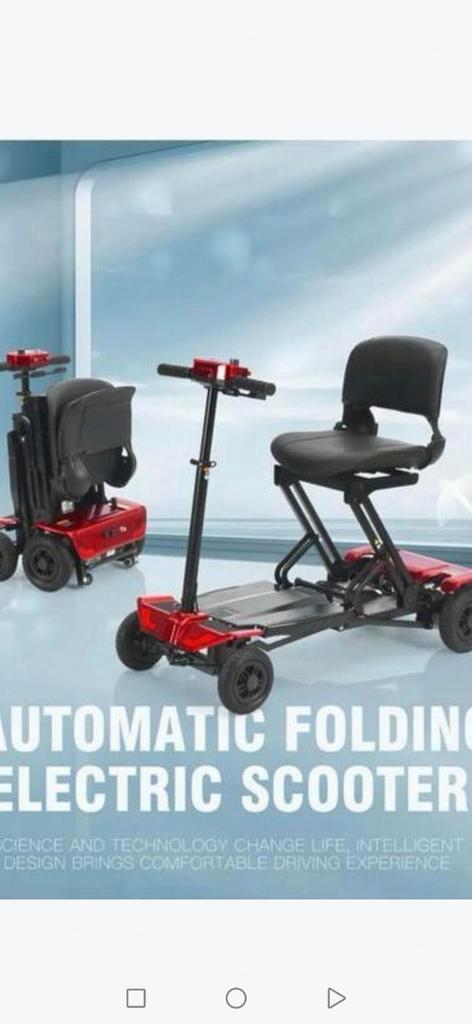 Opvouwbare scootmobiel smart nieuw in de doos 0488826971, Diversen, Rolstoelen, Nieuw, Elektrische rolstoel, Inklapbaar, Ophalen of Verzenden