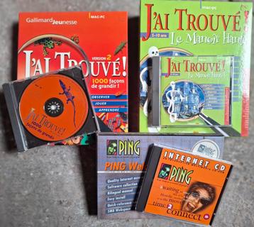 Lot de cd  jeux enfants vintage ordinateur  beschikbaar voor biedingen