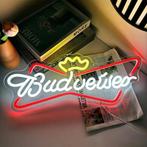 Enseigne au néon LED Budweiser, Enlèvement ou Envoi, Neuf, Table lumineuse ou lampe (néon)