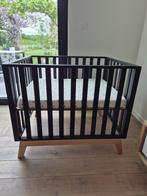 Park Pericles Malmo zwart met houten poten, Kinderen en Baby's, Babyparken, Ophalen, Zo goed als nieuw, Rechthoekig, In hoogte verstelbaar