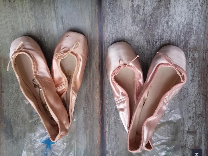 2 paar Freed & Gamba UK pointes 'Ballet', Sport en Fitness, Ballet, Zo goed als nieuw, Schoenen, Ophalen of Verzenden