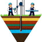 dienst‐waterput boren., Tuin en Terras, Ophalen