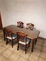 Tafel 6 stoelen en dressoir kast, Maison & Meubles, Enlèvement, Utilisé, 4 à 6 chaises