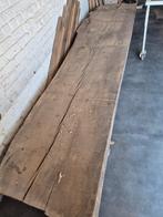 Eiken schaaldelen boomstamplanken boolplanken eik, Tuin en Terras, Palen, Balken en Planken, Ophalen