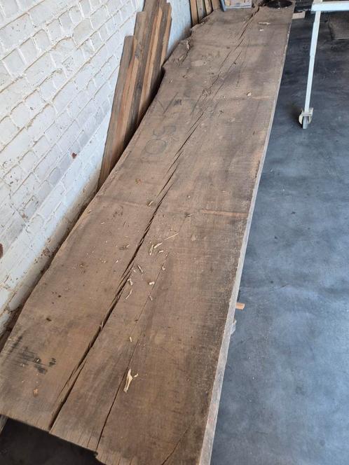 Eiken schaaldelen boomstamplanken boolplanken eik, Tuin en Terras, Palen, Balken en Planken, Ophalen