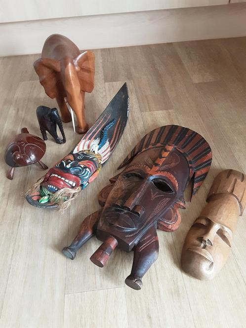 MASKERS ,OLIFANT,SCHILDPAD  KIES UIT  !!!!, Antiek en Kunst, Kunst | Beelden en Houtsnijwerken, Ophalen