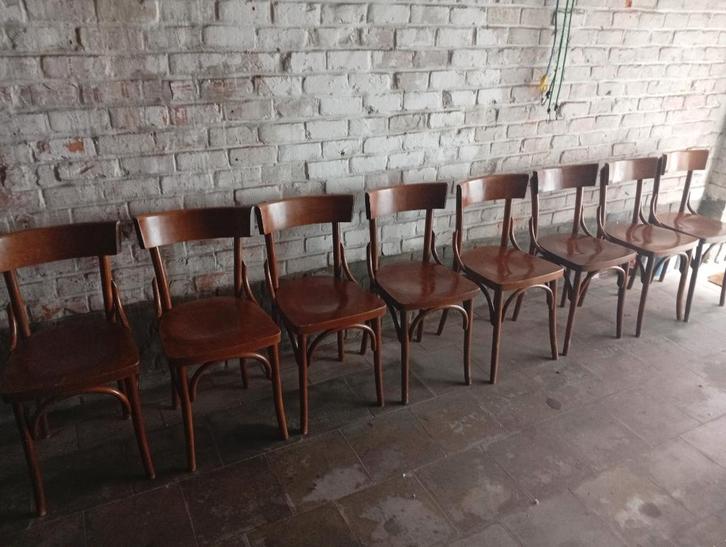 Très rare série de chaises Baumann, bistrot, brasserie ..., Antiquités & Art, Antiquités | Meubles | Chaises & Canapés, Enlèvement