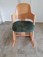 Bureau stoel hout design, Maison & Meubles, Chaises de bureau, Comme neuf, Chaise de bureau, Ergonomique, Enlèvement