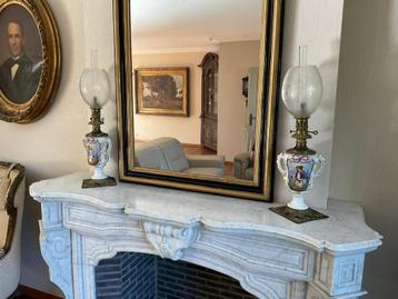 Olielamp - schouwornament (2 stuks - man + vrouw) beschikbaar voor biedingen