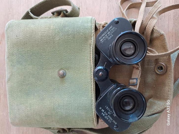 Verrekijker Brits leger 1943., TV, Hi-fi & Vidéo, Matériel d'optique| Jumelles, Utilisé, Enlèvement