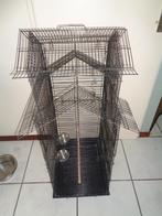 Ophangbare vogelkooi 54 x 46 x 105 cm, Ophalen, Zo goed als nieuw, Metaal, Vogelkooi