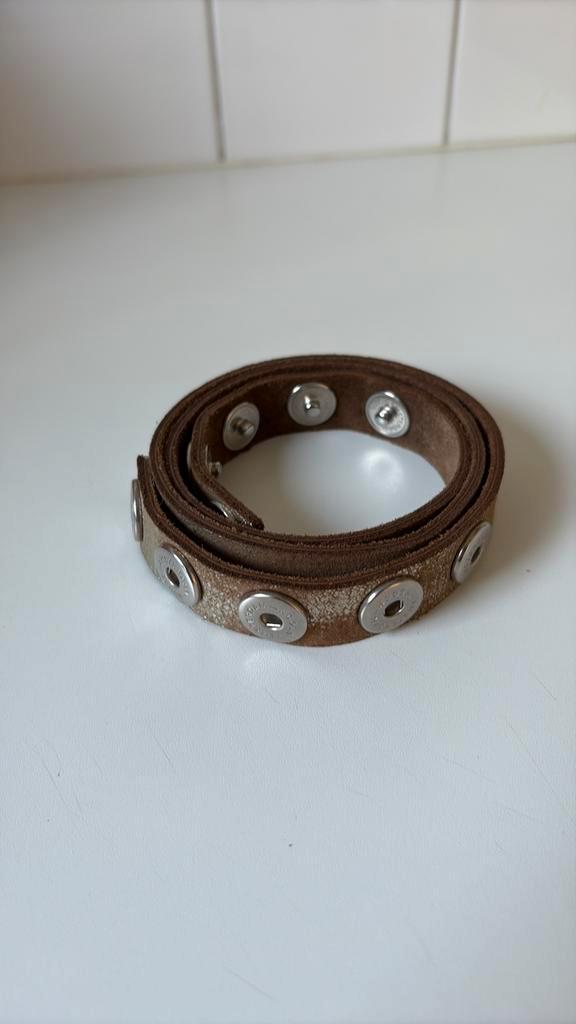 Noosa Amsterdam Riem,armbanden,chuncksGOED BOD=WEG, Kleding | Dames, Riemen en Ceinturen, Nieuw, Bruin, Ophalen of Verzenden