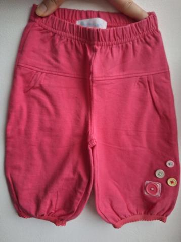 PREMAMAN - Pantalon rose avec 4 boutons - T.6 mois disponible aux enchères