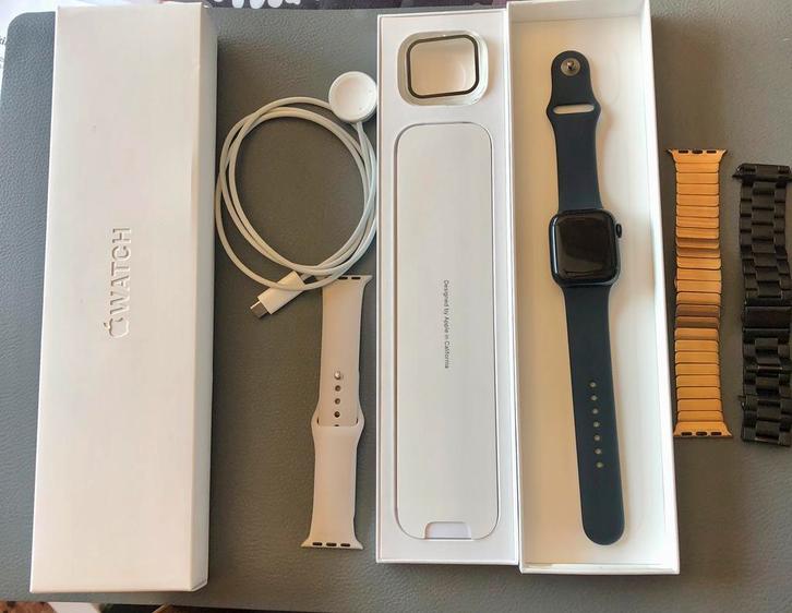 I watch 7 met 4 bandjes, Handtassen en Accessoires, Smartwatches, Zo goed als nieuw, Ophalen of Verzenden