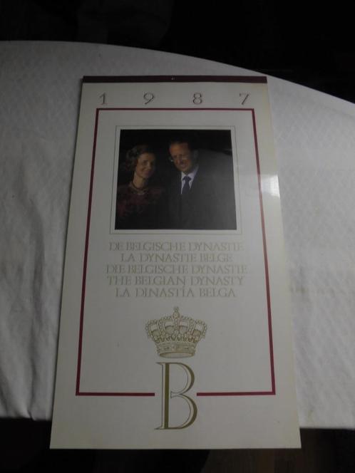 Kalender Belgische Dynastie, Verzamelen, Koningshuis en Royalty, Zo goed als nieuw, Overige typen, Ophalen of Verzenden