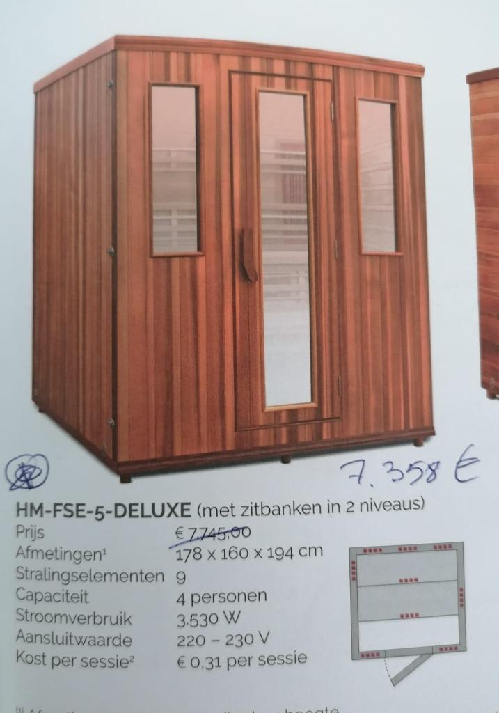 Infrarood sauna, Hobby en Vrije tijd, Overige Hobby en Vrije tijd, Zo goed als nieuw, Ophalen