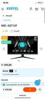 Msi monitor, Computers en Software, Monitoren, Kantelbaar, MSI gaming, Full HD, Zo goed als nieuw