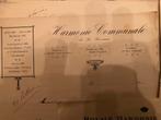 Royale harmonie communale de la bouverie lot de documents