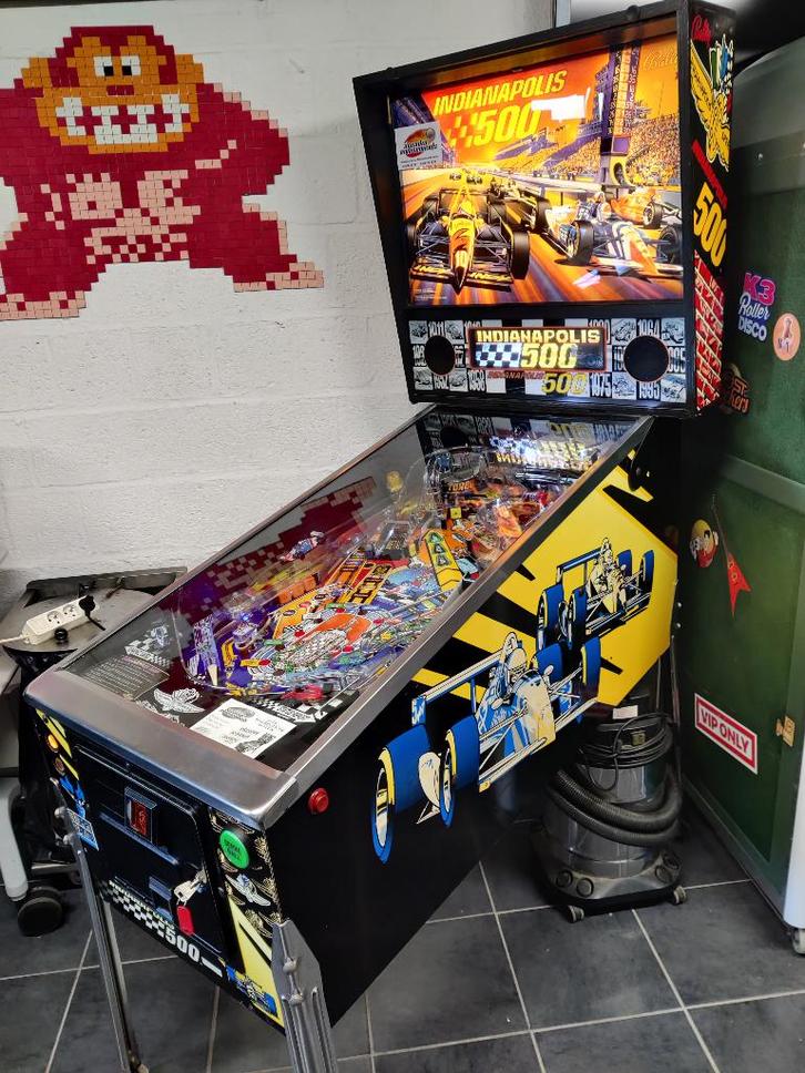 Flipperkast Indianapolis 500, Verzamelen, Automaten | Flipperkasten, Gebruikt, Dot-matrix, Flipperkast, Bally, Ophalen