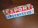 1937 emaille reclame bord Van den Heuvel, Verzamelen, Ophalen, Gebruikt, Reclamebord
