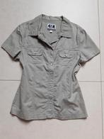 Chemise grise femme C&E taille M, C&E Jeans, Porté, Chemises, Enlèvement ou Envoi