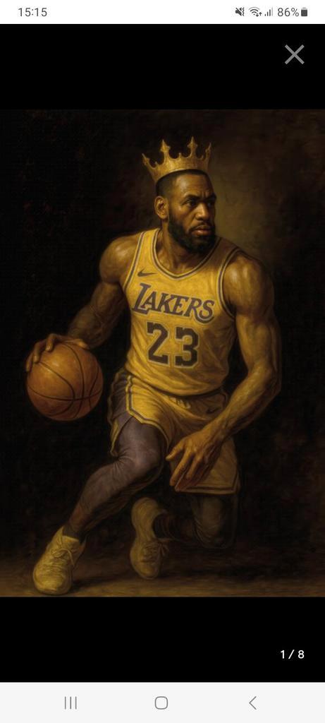 Lebron James giclée kunstwerk, Verzamelen, Sportartikelen en Voetbal, Nieuw, Ophalen of Verzenden